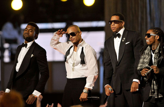 Kanye West, T.I., Jay-Z and Lil' Wayne // 2009 Grammy Awards Show