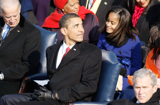 Barack Obama & Malia Obama // Inauguration \'09