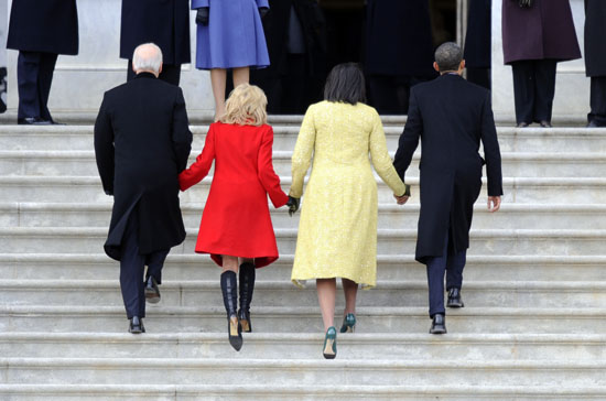 Vice President Joe Biden, Jill Biden, First Lady Michelle Obama and President Barack Obama // Inauguration \'09