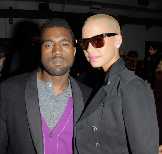 Kanye West & Amber Rose // Robert Nicoll Fashion Show