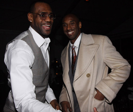 Lebron James and Kobe Bryant // \"Two Kings\" Dinner And After Party