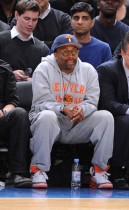 Spike Lee // Knicks vs. Cavs basketball game (02.04.09)