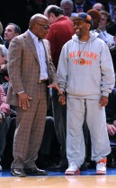 L.A. Reid & Spike Lee // Knicks vs. Cavs basketball game (02.04.09)