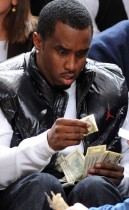 Diddy // Knicks vs. Cavs basketball game (02.04.09)