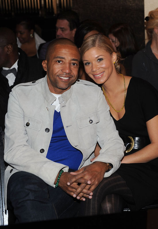 Kevin Liles and his wife // Baby Phat & KLS Collection Fashion Show