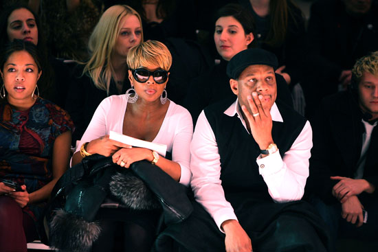 Mary J. Blige & Kendu Isaacs // Milly By Michelle Smith Fall 2009 Fashion Show