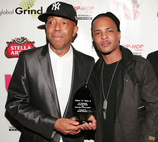 Russell Simmons & T.I. // "Salute to Grammy Award Nominees" Event