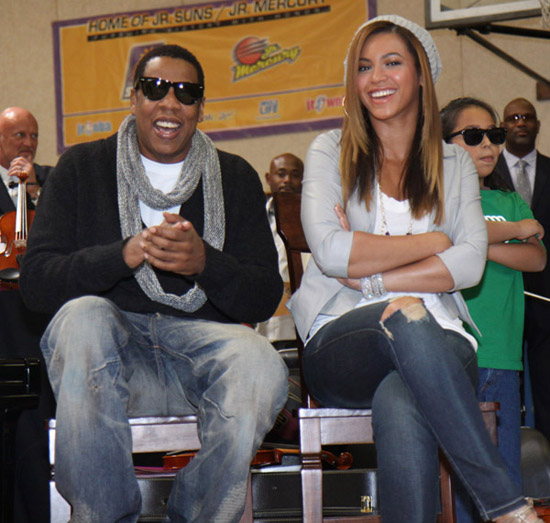 Jay-Z and Beyonce // Sprite Green Musical Instrument Donation in Mesa, AZ