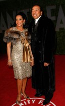Smokey Robinson & Frances Glandney // 2009 Vanity Fair Oscar Party