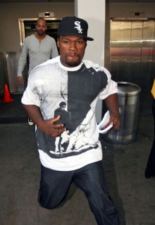 50 Cent at LAX Airport in Los Angeles (Mar. 18th 2009)