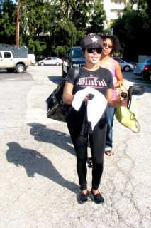 Lil Kim going to rehearsals for \"Dancing with the Stars\" in Los Angeles (Mar. 25th 2009)
