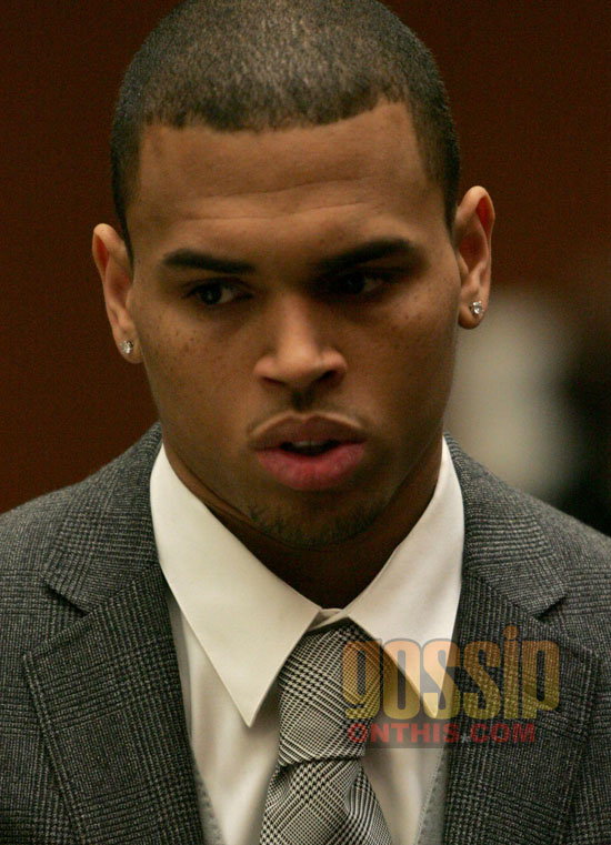 Chris Brown in Los Angeles Superior Court (Thurs. Mar. 5th 2009)