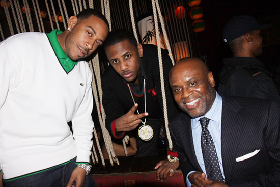 Ludacris, Fabolous & LA Reid // The Dream\'s Black Tie Album Release Party in NY