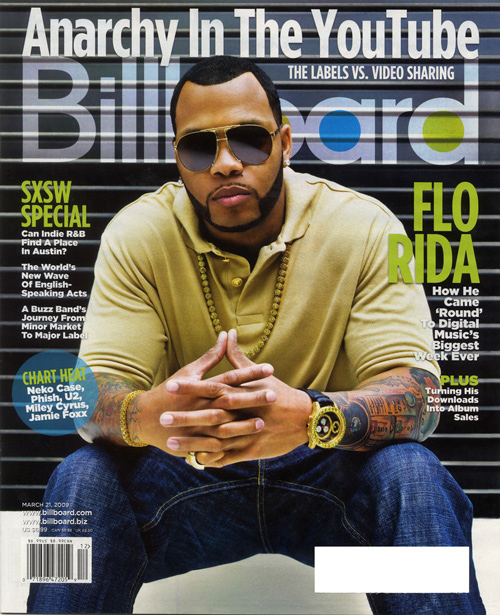 Flo Rida // March 23, 2009 Billboard Magazine