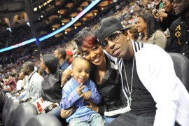 Lil Rocko, Monica and Rocko // Hawks vs. Lakers Game (Mar. 29th 2009)