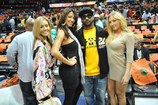 Polow Da Don // Hawks vs. Lakers Game (Mar. 29th 2009)