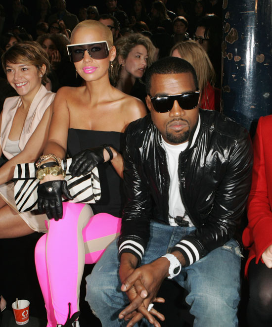 Amber Rose & Kanye West // Stella McCartney Ready-to-Wear Fashion Show (Paris Fashion Week 2009)