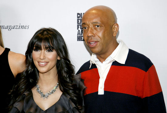 Kim Kardashian & Russell Simmons