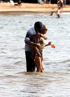 Christina Milian and The Dream in Hawaii (Mar. 22nd 2009)
