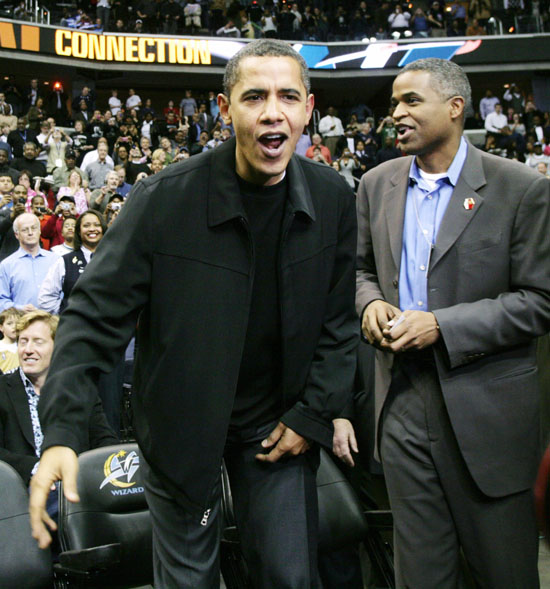 President Barack Obama // Wizards/Bulls basketball game in D.C.