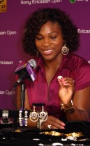 Serena Williams reveals \"Signature Series\" clothing & accessories line at Day 3 of the Sony Ericsson Tennis Tournament