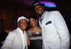 Russell Simmons and Tracy & Alonzo Mourning // Rush Philanthropic Arts Foundation Art For Life