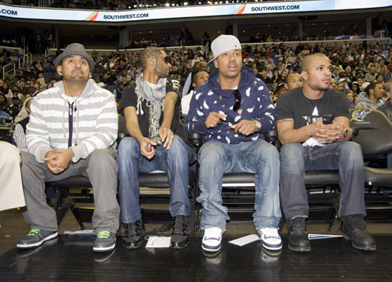 Chosen Wilkins, Columbus Short and Cory Bold // Wizards game in D.C. (Mar. 28th 2009)
