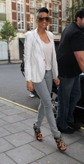 Ciara outside of BBC One Radio in London (Apr. 23rd 2009)