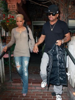 Christina Milian and The Dream leaving The Ivy in Beverly Hills (Apr. 6th 2009)