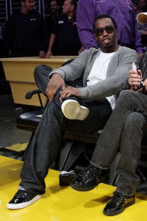 Diddy // Lakers vs. Jazz basketball game (Apr. 27th 2009)