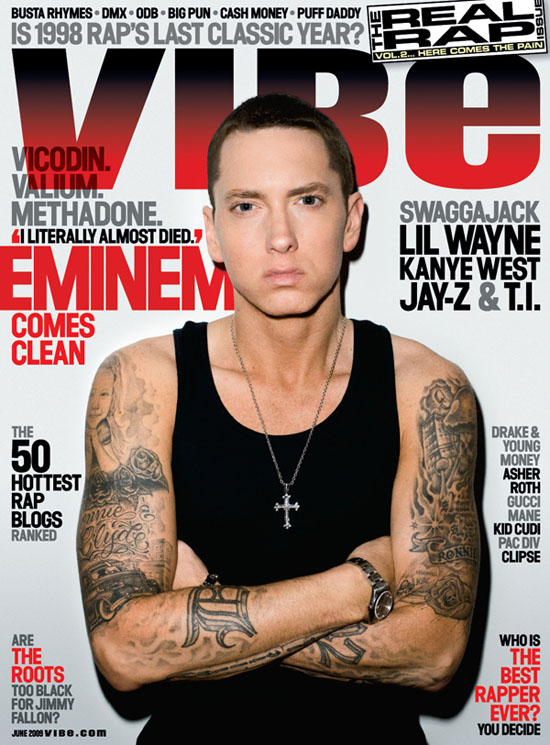 Eminem // June 2009 VIBE Magazine (2nd Annual Real Rap Issue)