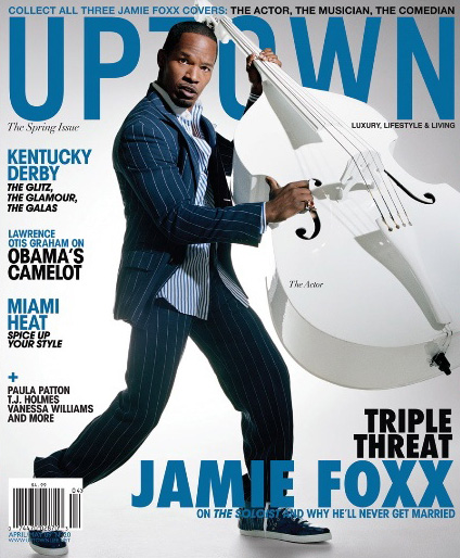 Jamie Foxx // April/May 2009 Uptown Magazine (cover 1)