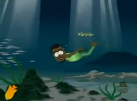 Kanye West "Gay Fish" South Park parody