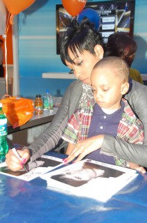 Monica & Lil Rocko // AT&T store opening in Atlanta