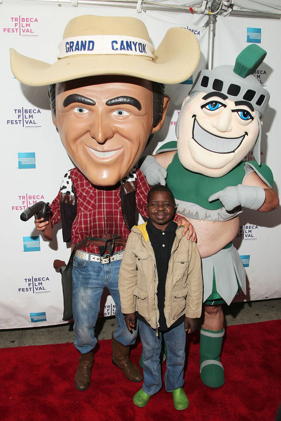 Gary Coleman at the premiere of "Midgets vs. Mascots"
