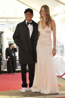 Russell Simmons & Julie Henderson // 2009 Rock and Roll Hall of Fame Induction ceremony