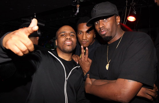 Consequence, Q-Tip and Diddy // Q-Tip's 39th birthday party in NY