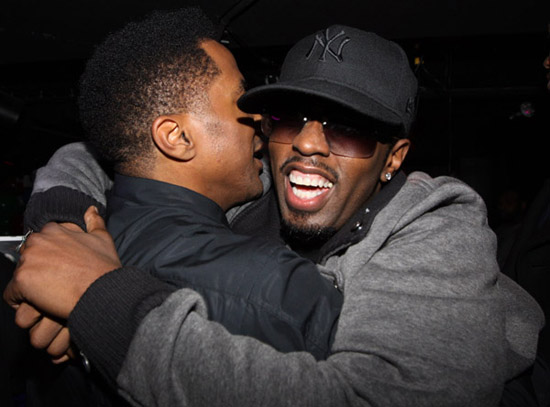 Q-Tip & Diddy // Q-Tip's 39th birthday party in NY