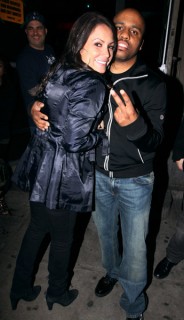 Angie Martinez & Consequence // Q-Tip's 39th birthday party in NY