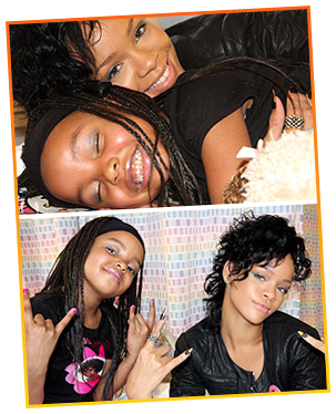 Rihanna and Jasmine Anema