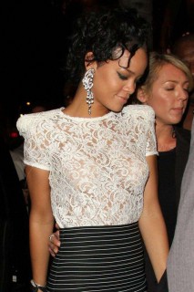 Rihanna partying in LA (Mar. 24th 2009)