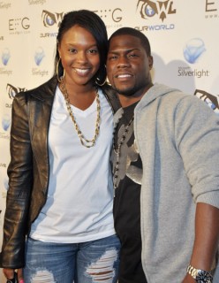 Kevin Hart & (wife) Torre // "Our World Live" concert in Hollywood
