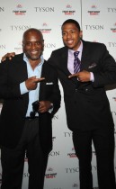 Antonio "L.A." Reid & Nick Cannon // "Tyson" documentary screening in NYC