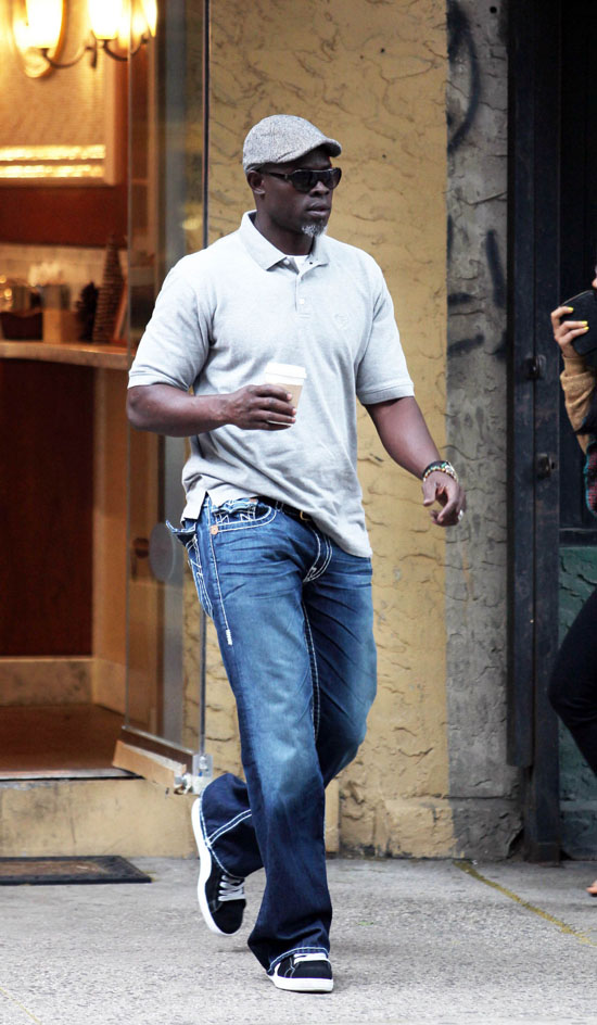 Djimon Honsou in SoHo (May 26th 2009)