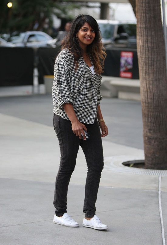 M.I.A. arriving at Staples Center in Los Angeles for the Lakers/Nuggets game (May 27th 2009)