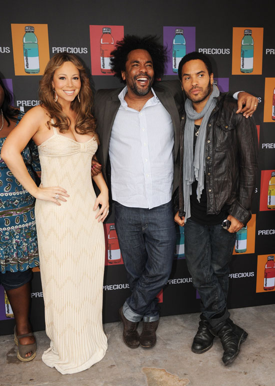 Mariah Carey, Lee Daniels & Lenny Kravitz // Precious Luncheon at 2009 Cannes Film Festival