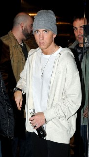 Eminem on his way to a London recording studio (May 12th 2009)