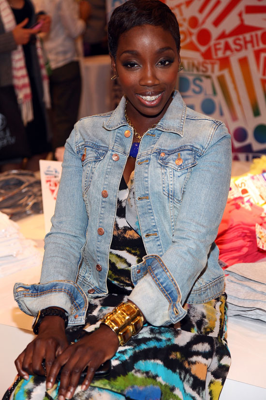 Estelle and H&M Unviel Fashion Against AIDS Collection at H&M Lexington