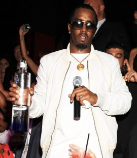 Diddy // Manny Pacquiano vs. Ricky Hatton boxing match after party at TAO in Vegas