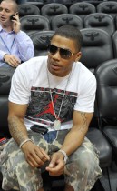 Nelly // Hawks vs. Cavaliers game in Atlanta (May 9th 2009)